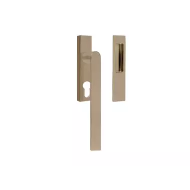 Hefschuifdeurbeslag PVD licht brons Arc Piet Boon PBA230Y PC69-Komgreep